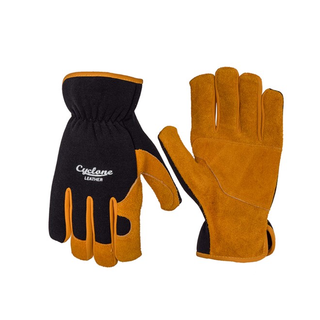 Cyclone Split-Leather Work Gloves Large