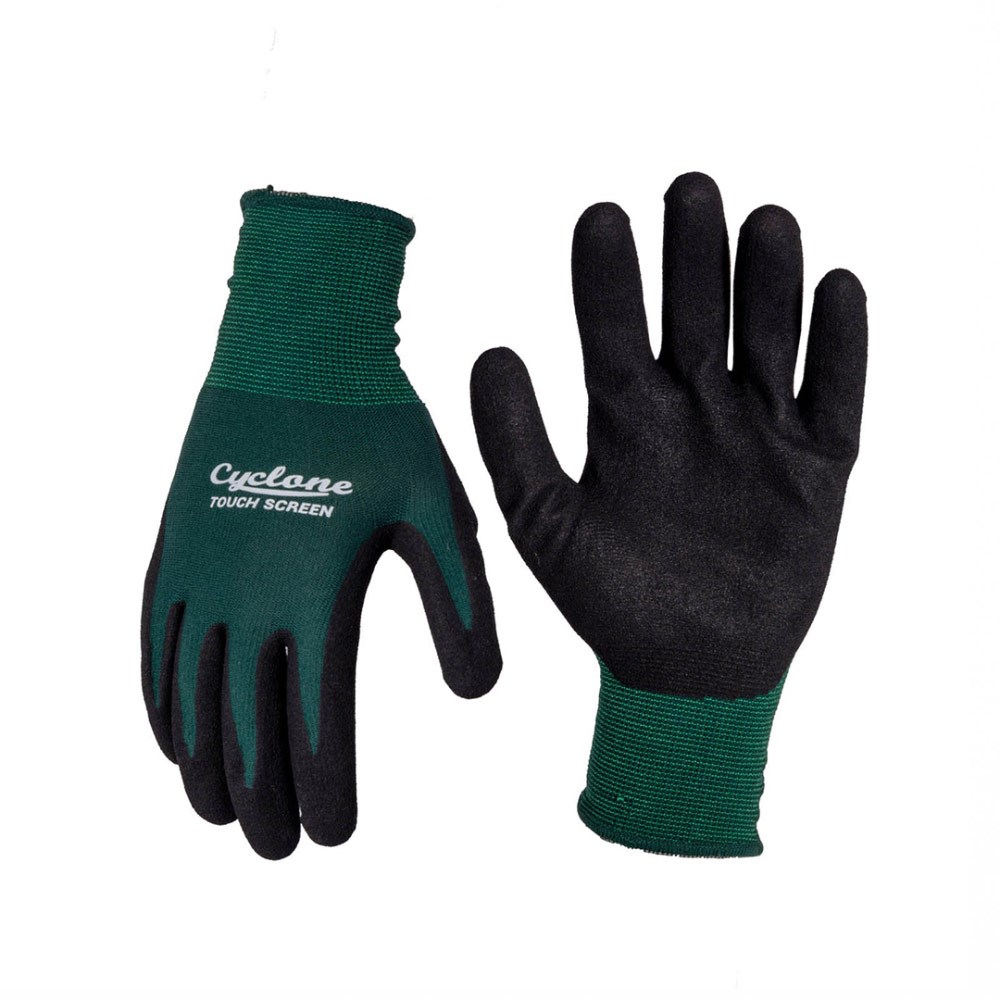 Cyclone Touch Screen Garden Gloves Large