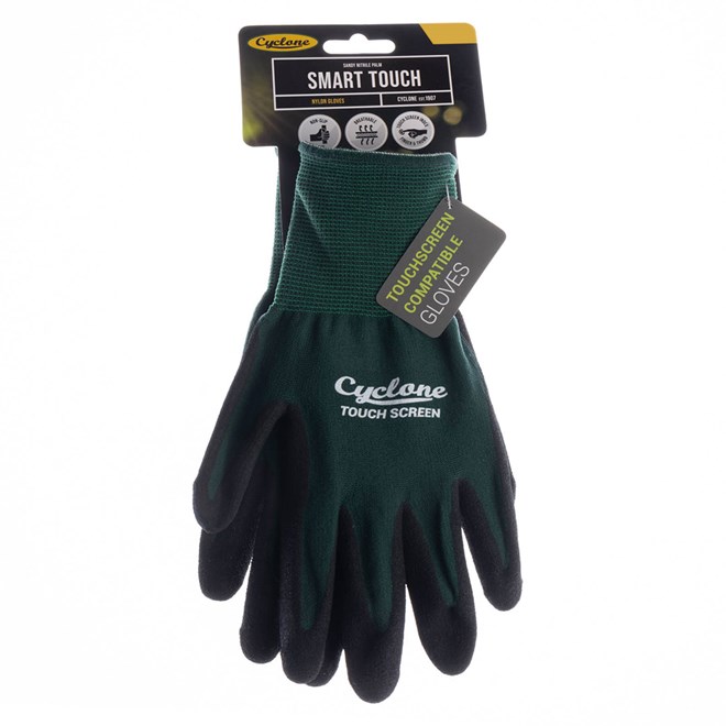 Cyclone Touch Screen Garden Gloves Large