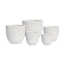 Helix Egg Pot 44x42cm White Large