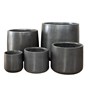 Modstone Cylinder Pot 27x23cm Granite Small
