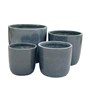 Prague Egg Pot 54 x 48cm Grey