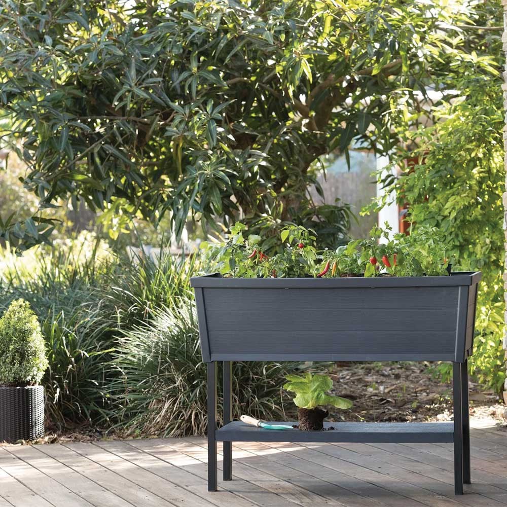 Keter Alfresco Raised Garden Bed - Black