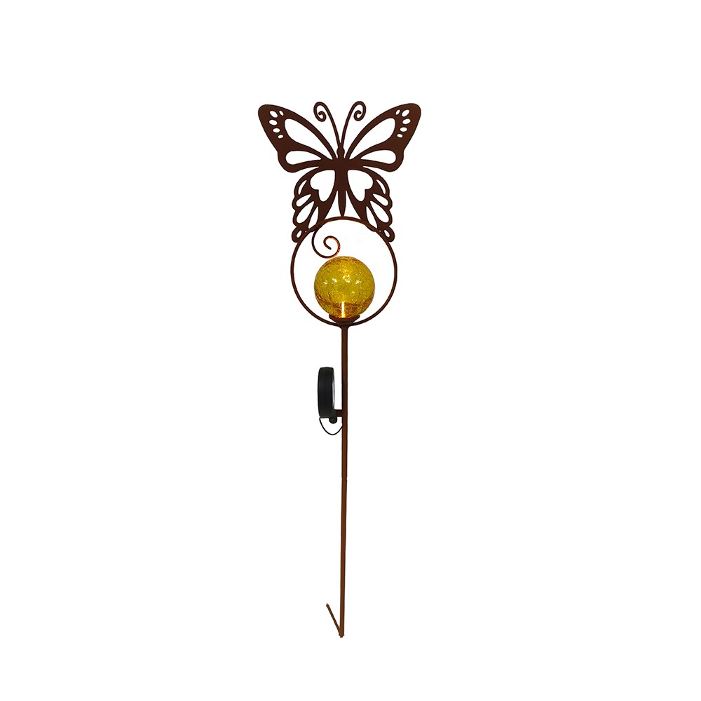 Butterfly Stake With Light 18X8X91cm