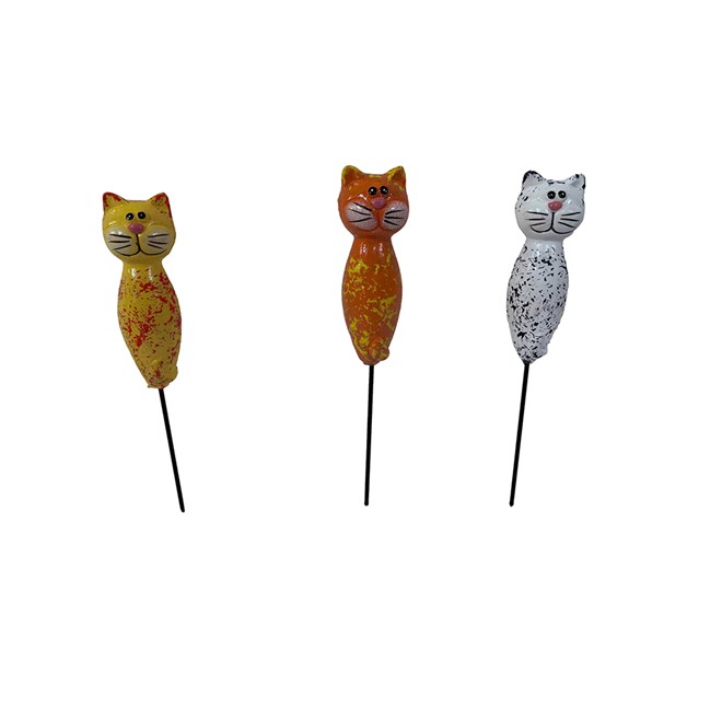 Tall Cat Mixed Corflute 5X4.5X25cm