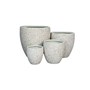 Northcote Pottery Montague Egg Pot 44X44cm White Pebble