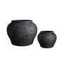 Northcote Pottery Crete Belly Pot 44X34cm Black