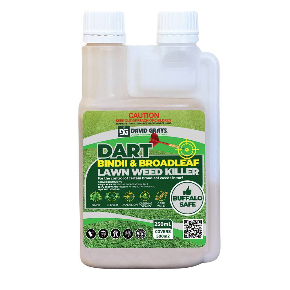 David Grays Dart Selective Broadleaf & Bindii Herbicide 250ml Concentrate