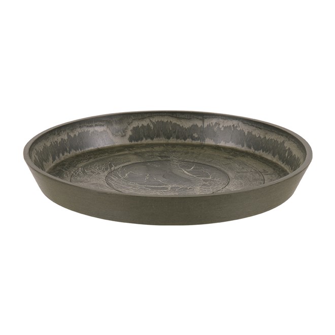 EcoPots Round Saucer 36.5cm Green