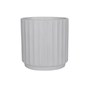 Cedar Tapered Cylinder Pot - White 13.5 x 13.5cm - Small