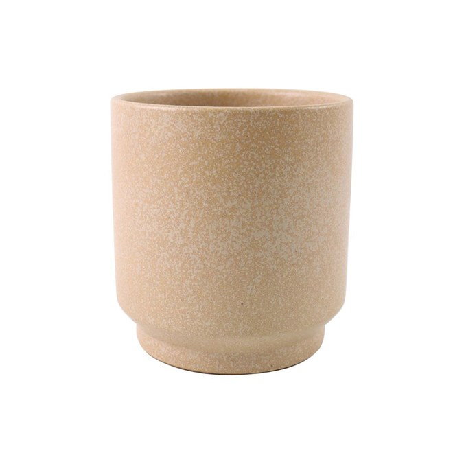 Yoko Pedestal Pot Natural 15 x 16cm - Small