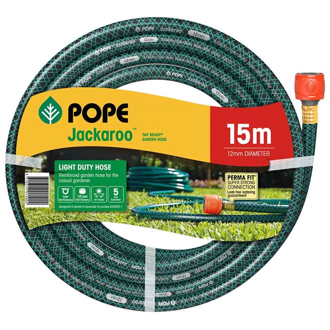 Pope Jackaroo 12mm x 15m Tap Ready Hose