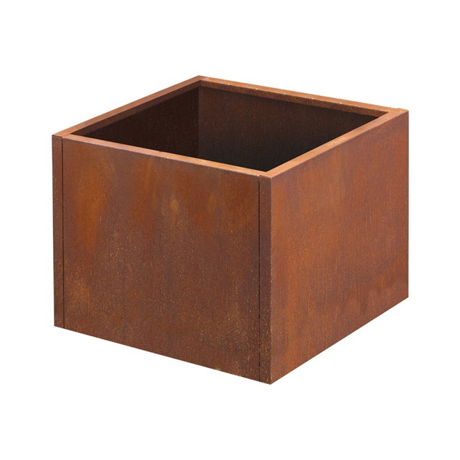 Garden Bed 600 x 600 x 300mm Corten