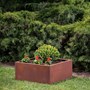 Garden Bed 600 x 600 x 300mm Corten