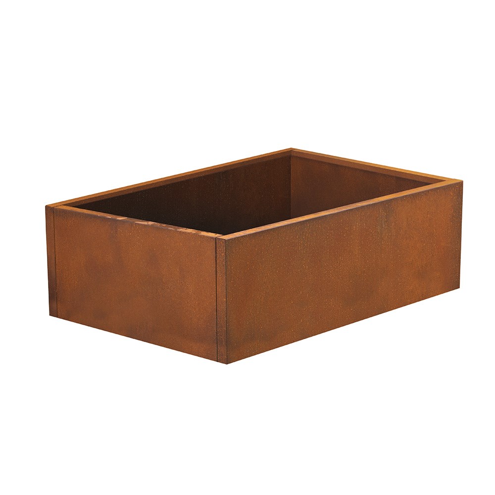 Garden Bed 900 x 600 x 300mm Corten