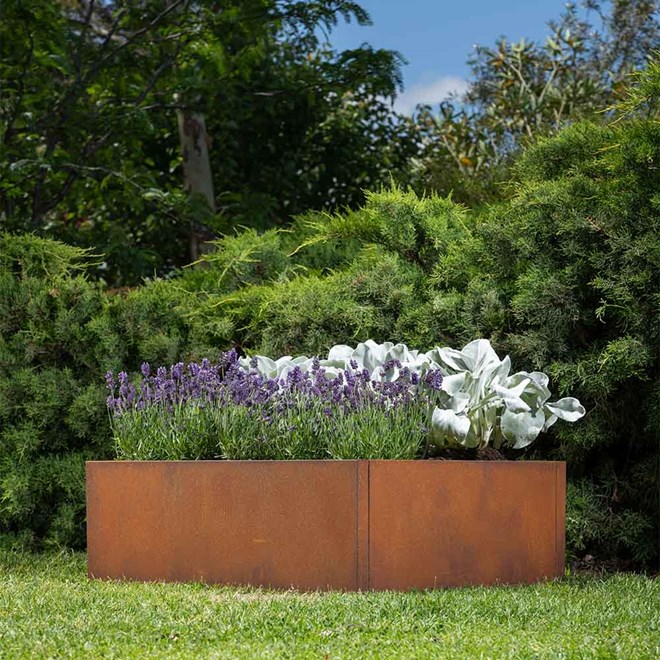Garden Bed 900 x 600 x 300mm Corten