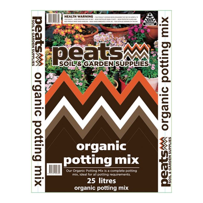 Peats All Purpose Organic Potting Mix 25L