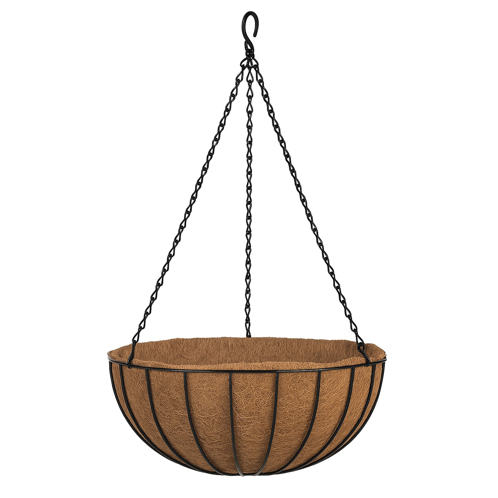 Hanging Basket Classic Wire Black 35cm