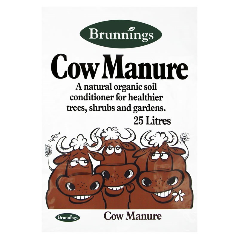Brunnings Naturally Good Cow Manure 25L