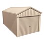 Domestic Gable Roof Shed Single Garage 3.16 x 6.21 x 2.4m Gable End Roller Door Merino