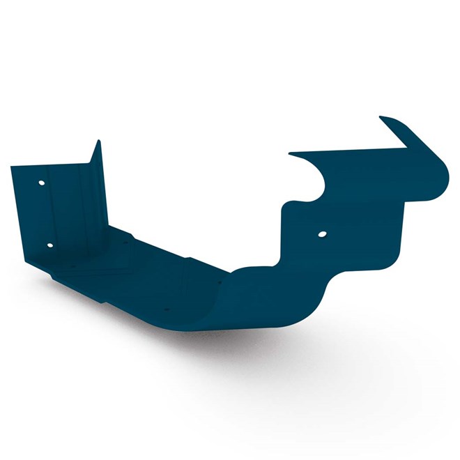 OG Gutter 125 Ribbed External Cast Angle Mountain Blue