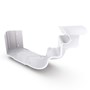 OG Gutter 125 Ribbed Internal Cast Angle Off White