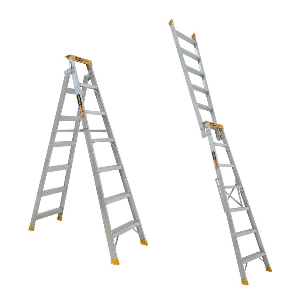 Gorilla 7 Step Pro-Lite® Aluminium Dual Purpose Ladder