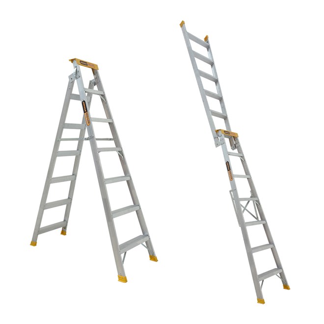 Gorilla 7 Step Pro-Lite® Aluminium Dual Purpose Ladder