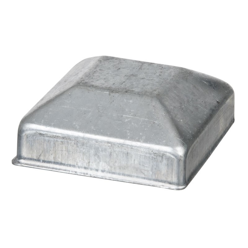 65mm Square Galvanised Steel Post Cap