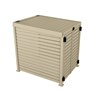 Slat Pool Pump Cover 1150 x 1204 x 982mm Merino Double Door With Lid