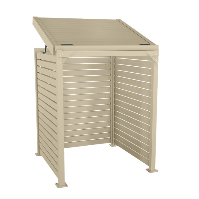 Slat Pool Pump Cover 1000 x 1204 x 916mm Merino Single Door With Lid