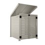 Slat Pool Pump Cover 1150 x 1204 x 982mm Birch Double Door With Lid