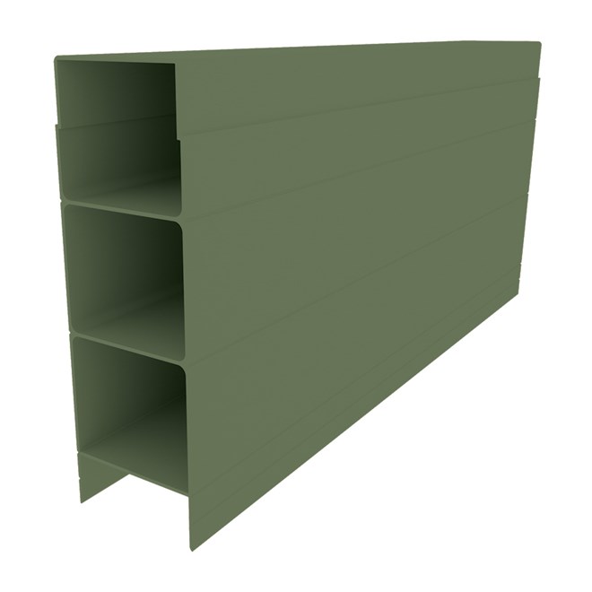 Aluminium Plinth Mist Green 150x50x2350mm