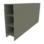 Aluminium Plinth Marsh 150x50x2350mm