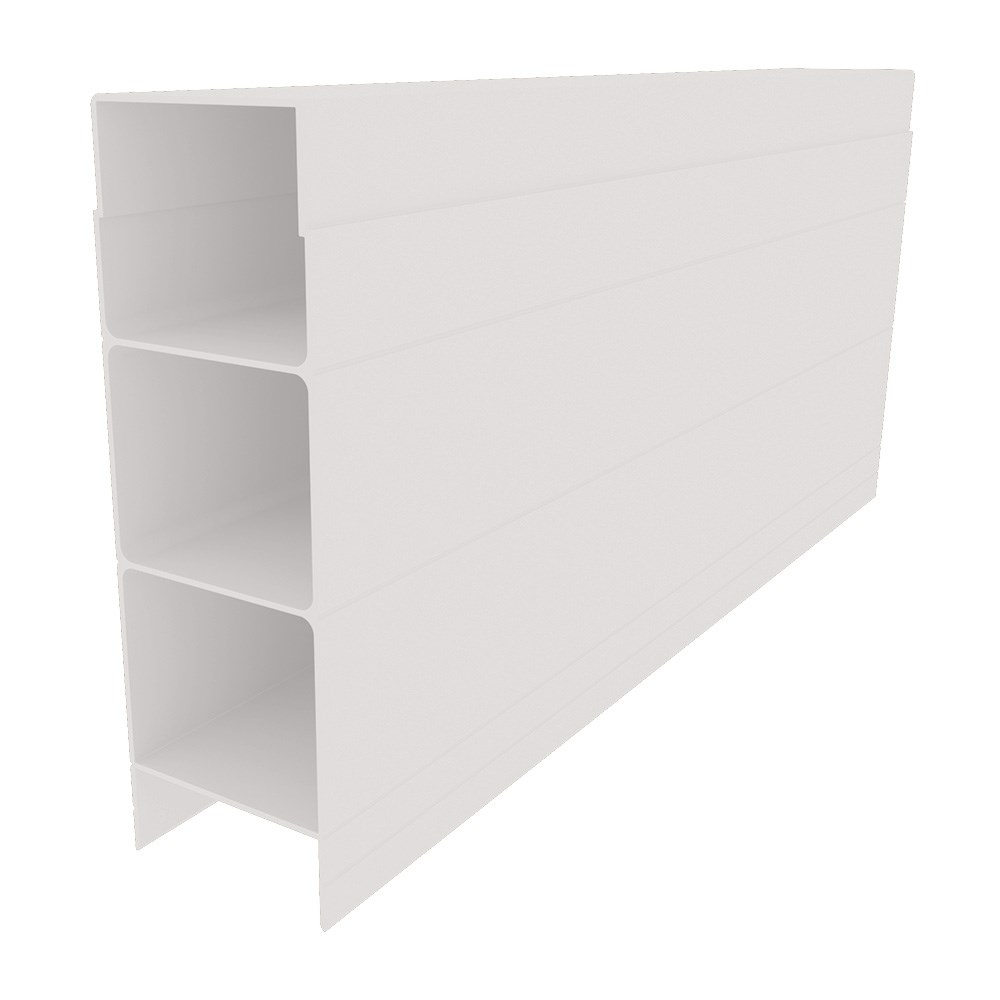 Aluminium Plinth Off White 150x50x2350mm
