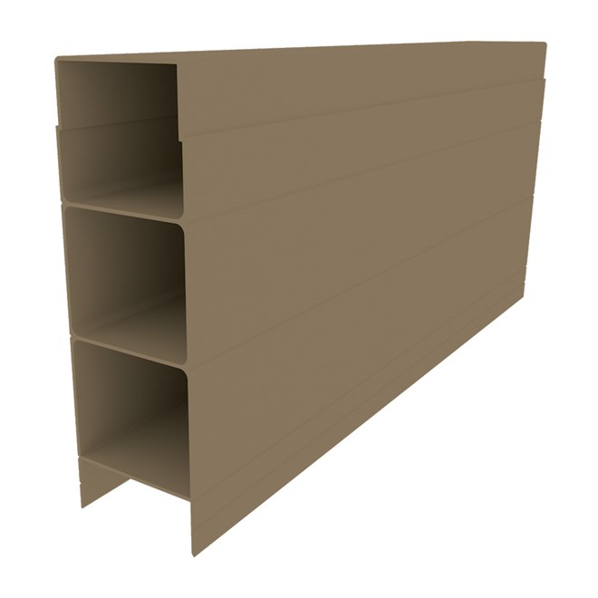 Aluminium Plinth Beige 150x50x3120mm