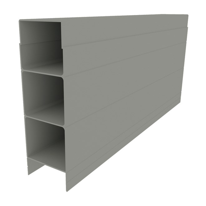 Aluminium Plinth Gull Grey 150x50x3120mm