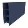 Aluminium Plinth Mountain Blue 150x50x3120mm