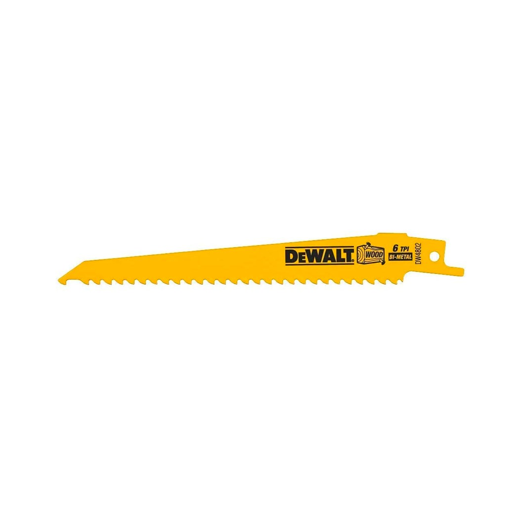 DeWALT Pkt 5 Reciprocating Saw Blades 6 6 Tp