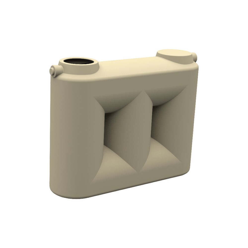 Slimline Poly Tank 2000L Beige