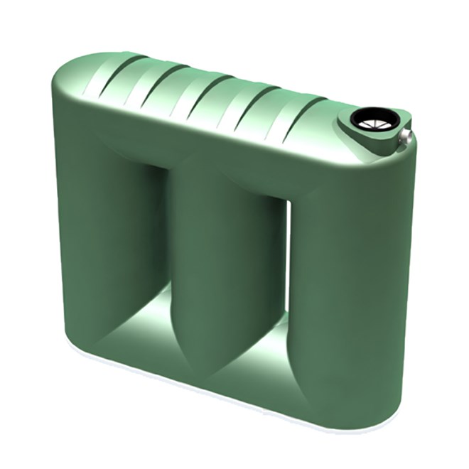 Aqua Spring Poly Water Tank 3500L Mist Green