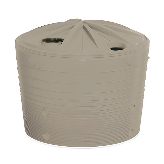 Boabab Round Poly Tank 5000L Gull Grey