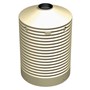 Corrugated Round Poly Water Tank 1600L Gull Grey
