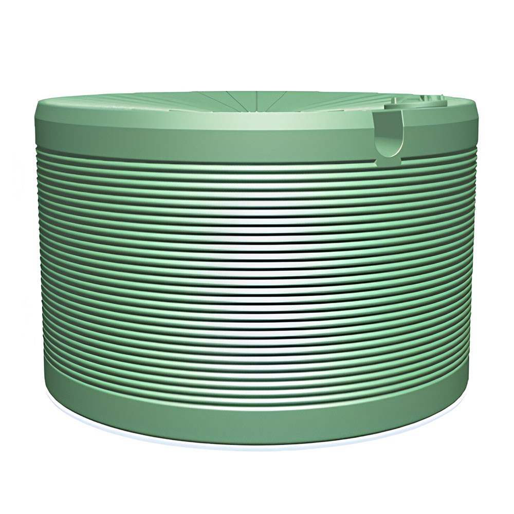 Corrugated Round Poly Water Tank 40950L Wheat