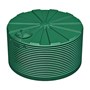 Corrugated Squat Poly Water Tank 9000L Caulfield Green