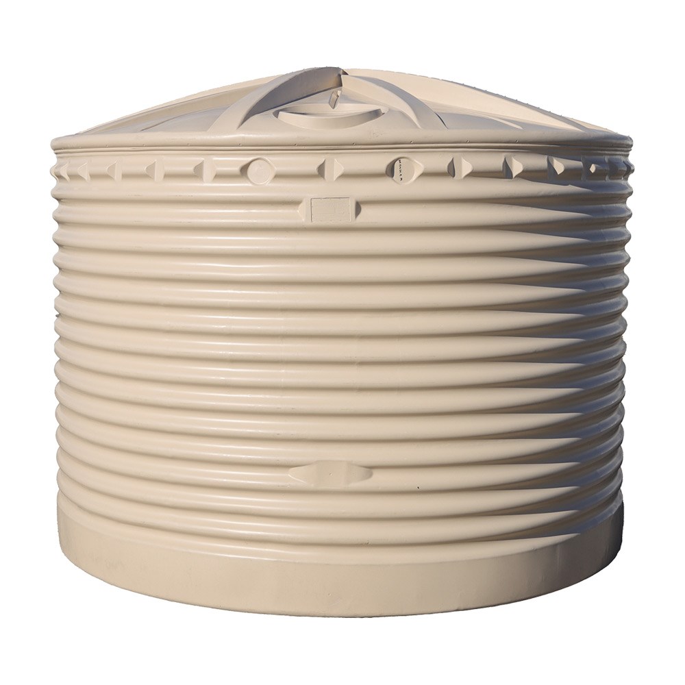 Corrugated Self Supporting Lid Round Water Tank 22500L Rivergum