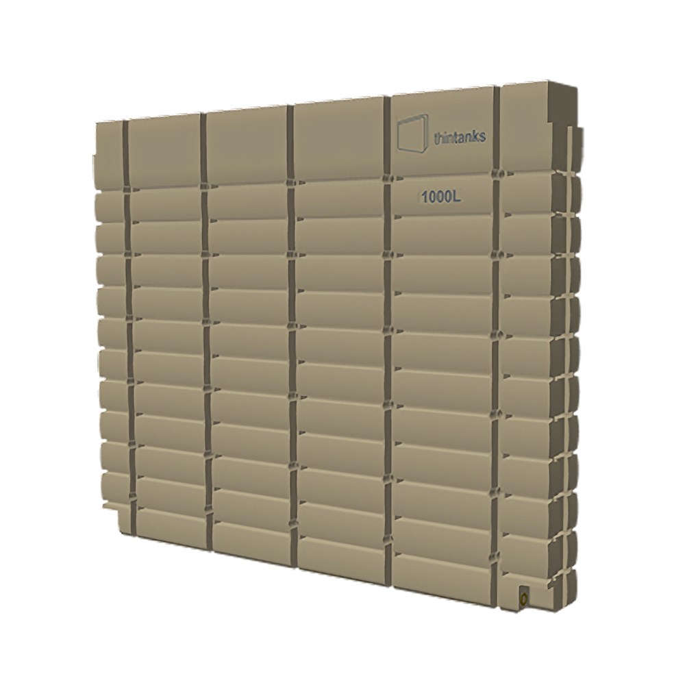 ThinTank S2 Slimline Water Tank 1000L Gun Metal Grey