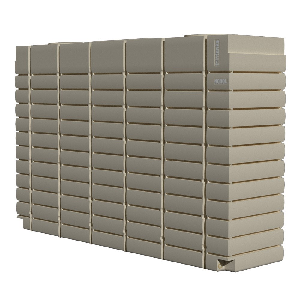 ThinTank Slimline Water Tank 4000L Bronze Olive