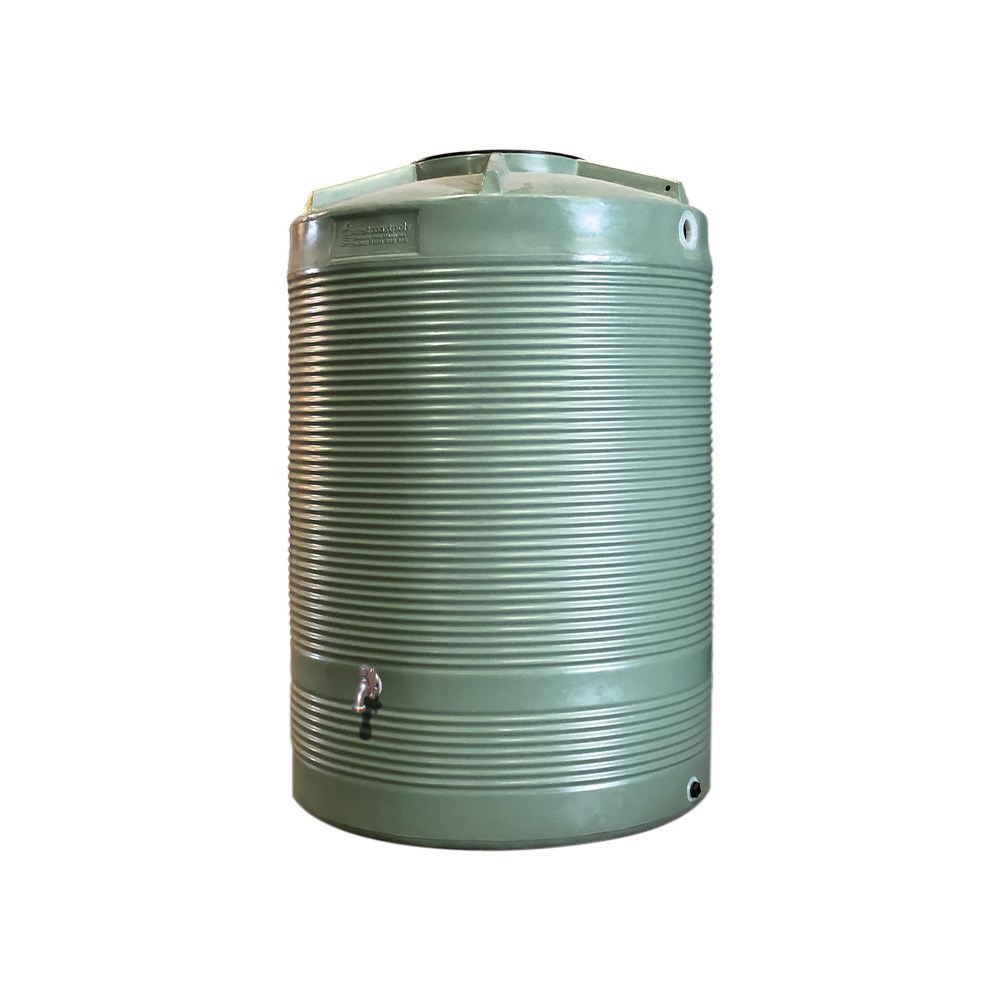 Round Poly Water Tank 1200L Snowdrift