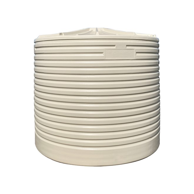 Round Poly Water Tank 14000L Moss Vale Sand